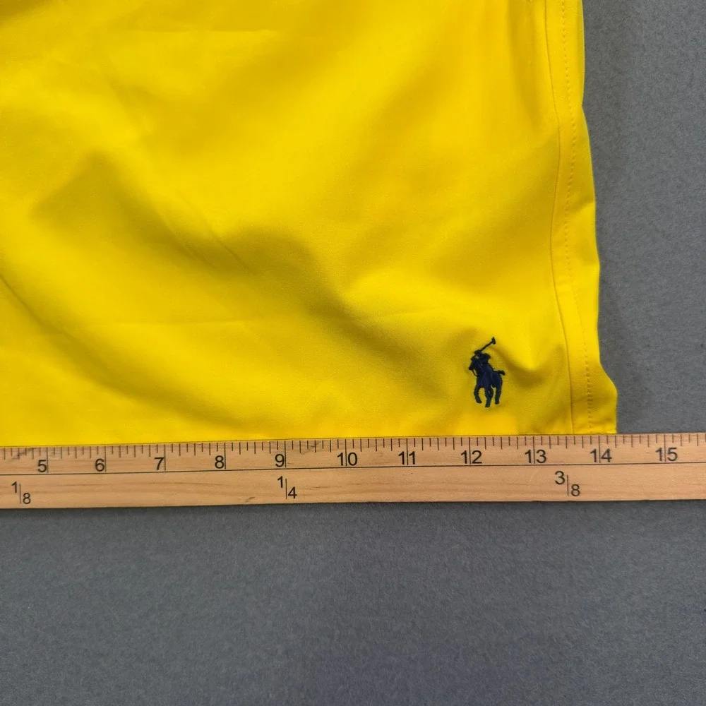 Polo Ralph Lauren Mens XXL Yellow Traveler Swim Trunks NWT